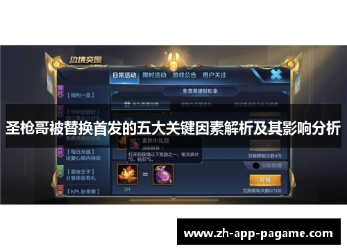 圣枪哥被替换首发的五大关键因素解析及其影响分析